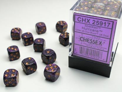 Chessex: 12mm 36D6 Dice Block - Speckled