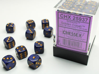 Chessex: 12mm 36D6 Dice Block - Speckled