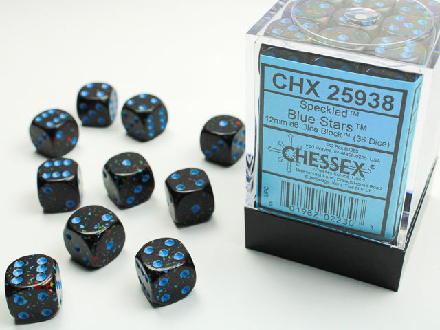 Speckled: 36D6 Blue Stars