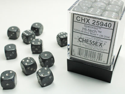 Chessex: 12mm 36D6 Dice Block - Speckled