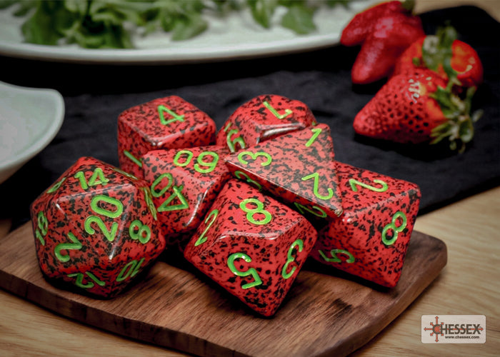 Chessex: Polyhedral 7-Dice Set - Speckled