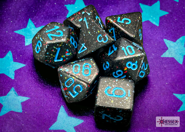 Chessex: Polyhedral 7-Dice Set - Speckled