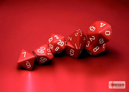 Chessex: Polyhedral 7-Dice Set - Opaque