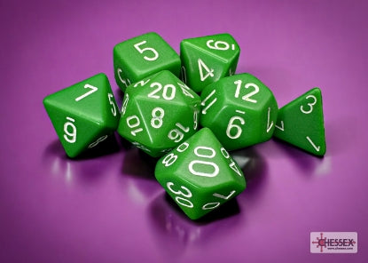 Chessex: Polyhedral 7-Dice Set - Opaque