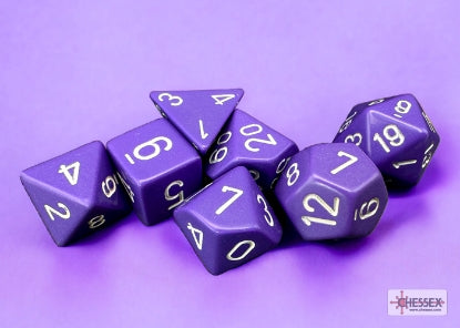 Chessex: Polyhedral 7-Dice Set - Opaque