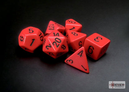 Chessex: Polyhedral 7-Dice Set - Opaque