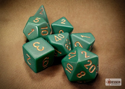 Chessex: Polyhedral 7-Dice Set - Opaque
