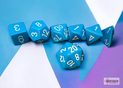 Chessex: Polyhedral 7-Dice Set - Opaque