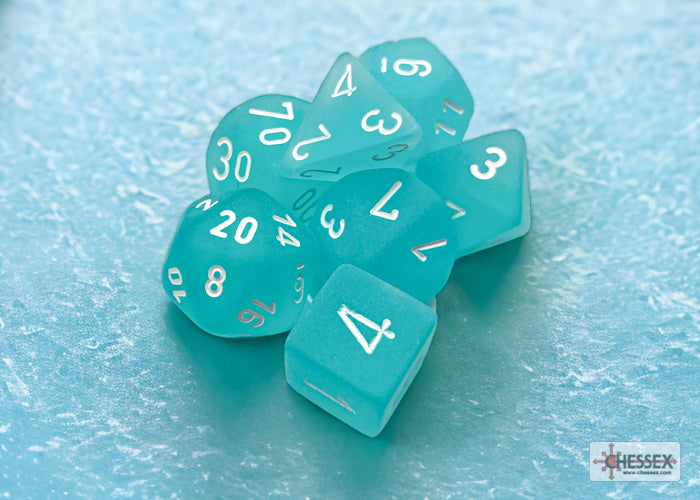 Chessex: Polyhedral 7-Dice Set - Frosted