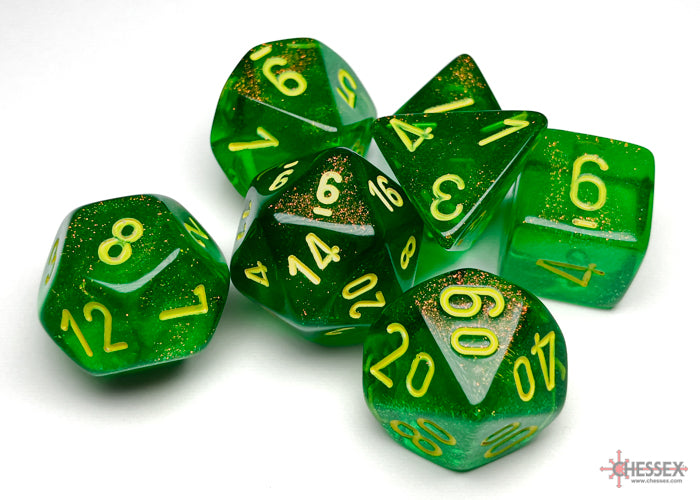 Chessex: Polyhedral 7-Dice Set - Borealis