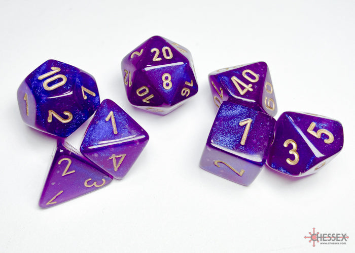 Chessex: Polyhedral 7-Dice Set - Borealis