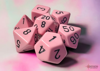 Chessex: Polyhedral 7-Dice Set - Opaque