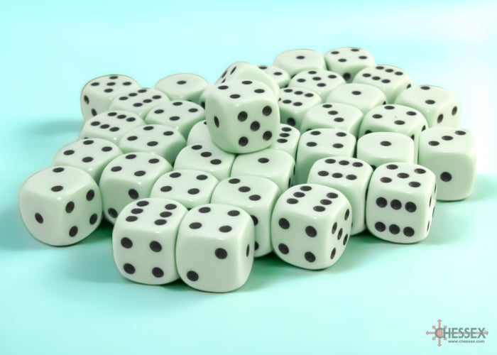 Chessex: 12mm 36D6 Dice Block - Opaque