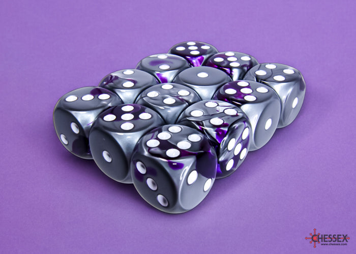 Chessex: 16mm 12D6 Dice Block - Gemini