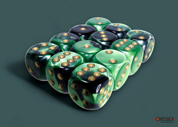 Chessex: 16mm 12D6 Dice Block - Gemini