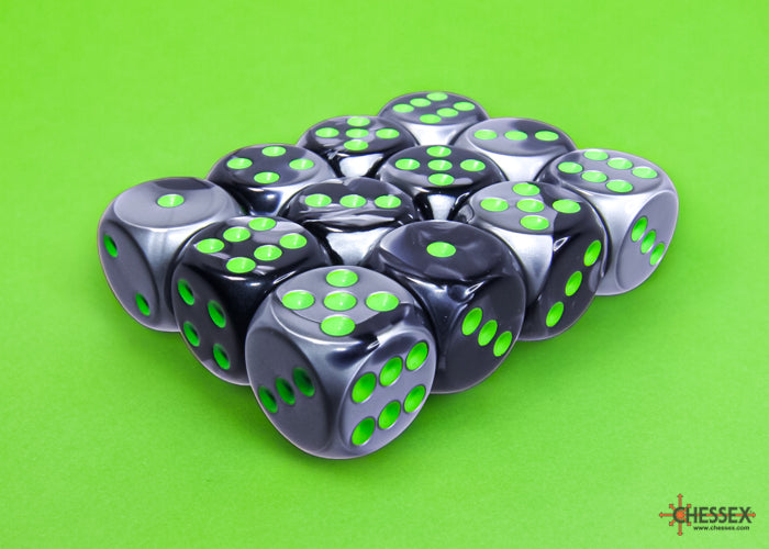 Chessex: 16mm 12D6 Dice Block - Gemini