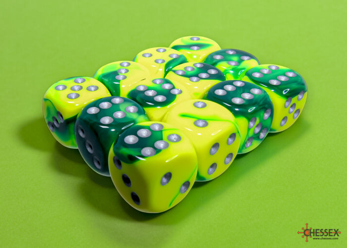 Chessex: 16mm 12D6 Dice Block - Gemini