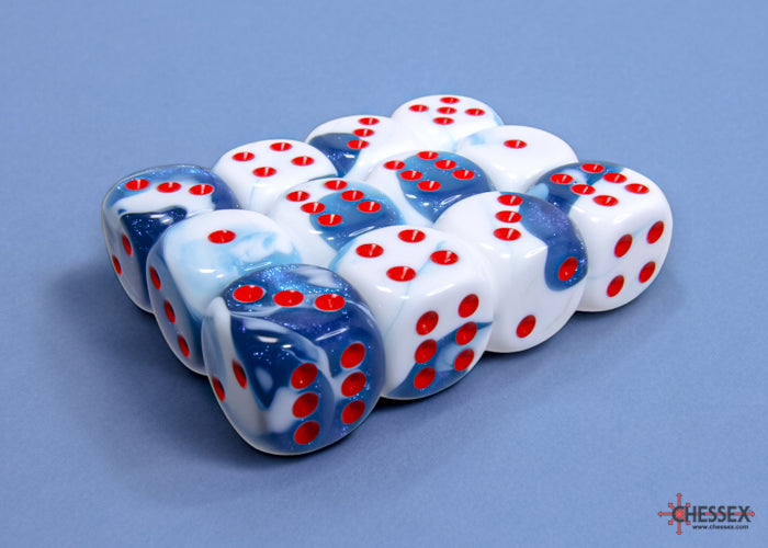 Chessex: 16mm 12D6 Dice Block - Gemini