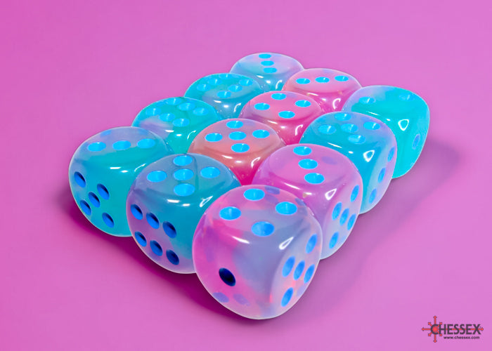 Chessex: 16mm 12D6 Dice Block - Gemini