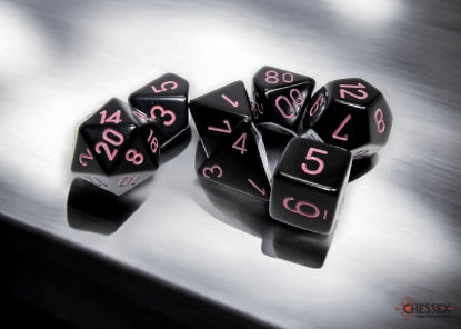 Chessex: Polyhedral 7-Dice Set - Opaque