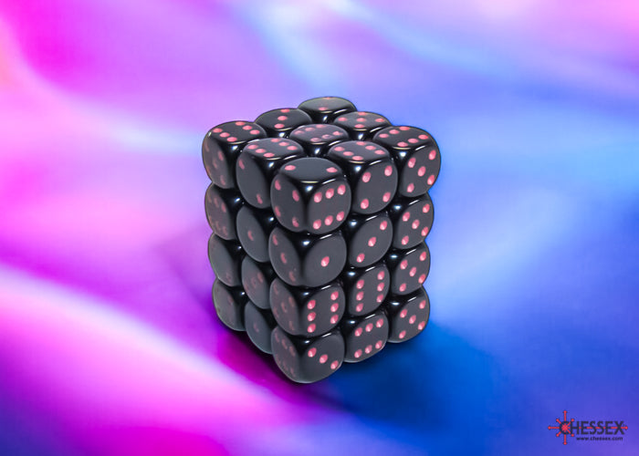 Chessex: 12mm 36D6 Dice Block - Opaque