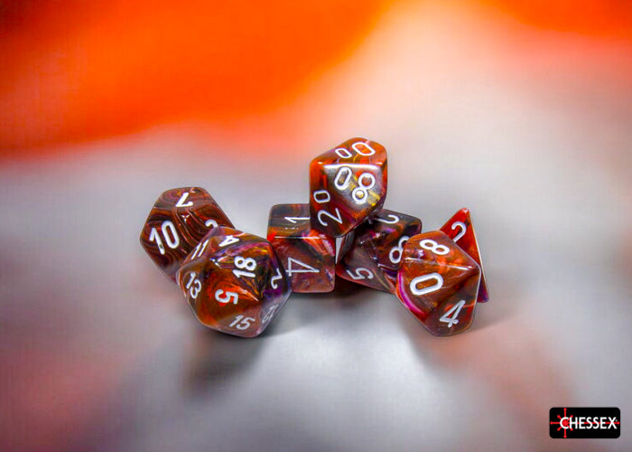 Chessex: Polyhedral 7-Dice Set - Festive