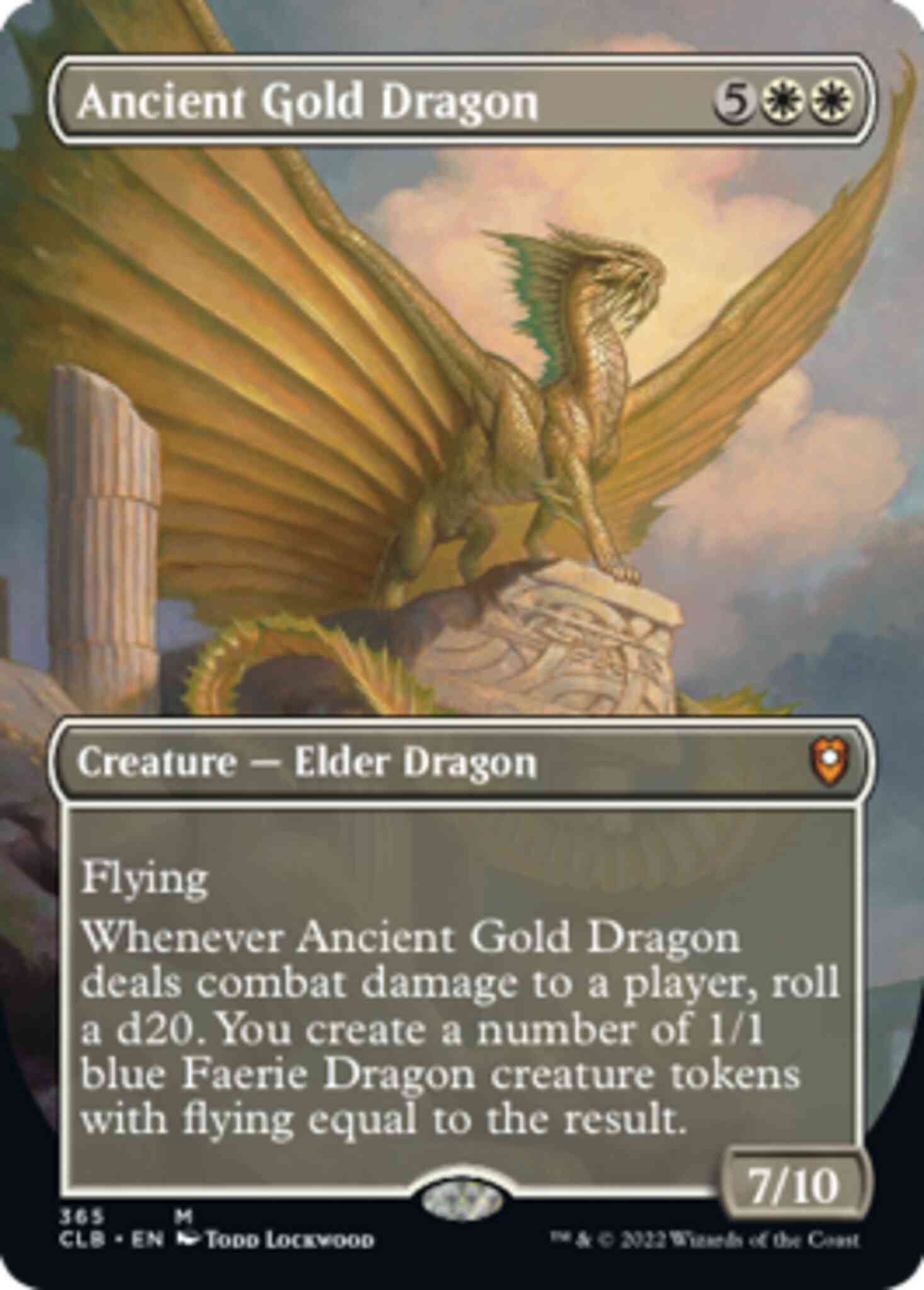 Ancient Gold Dragon - Commander Legends: Battle for Baldur's Gate - 365 (Non-Foil)