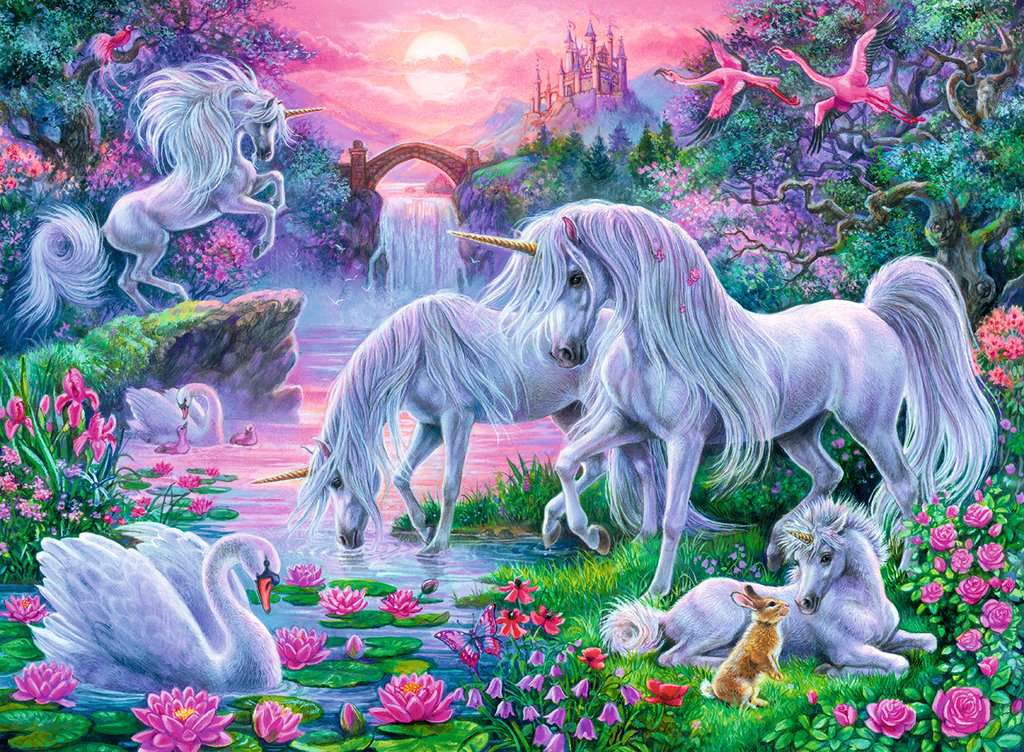 Unicorns in the Sunset Glow 150
 pc Puzzle