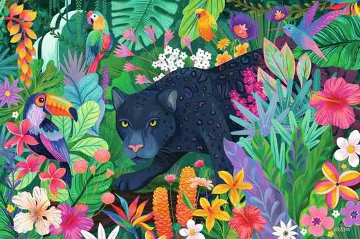 Panther in Flowery Jungle 3000pcs