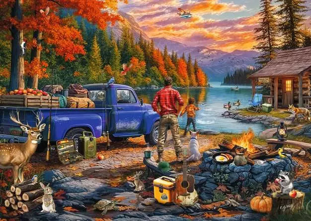 Sunset Lake - 300 Pcs