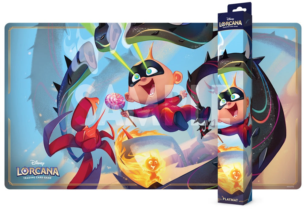 Playmat : Disney Lorcana - Into The Inkdark - Jack-Jack Parr, Incedible Potential **Pre-Order**