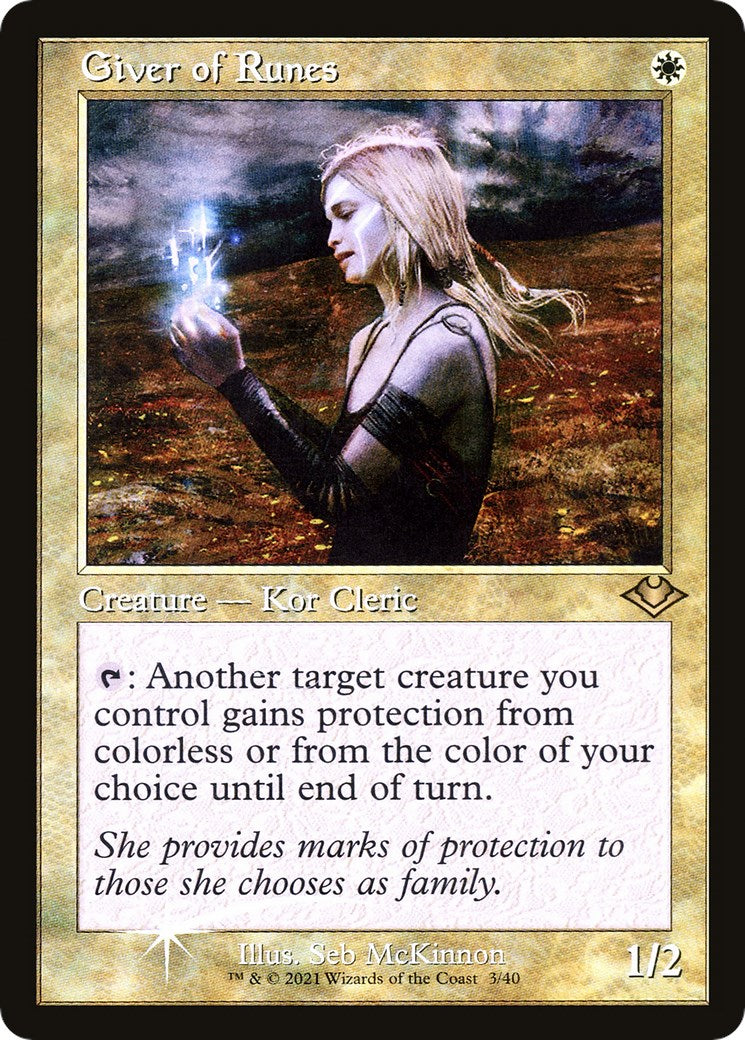 Giver of Runes (Retro Frame)