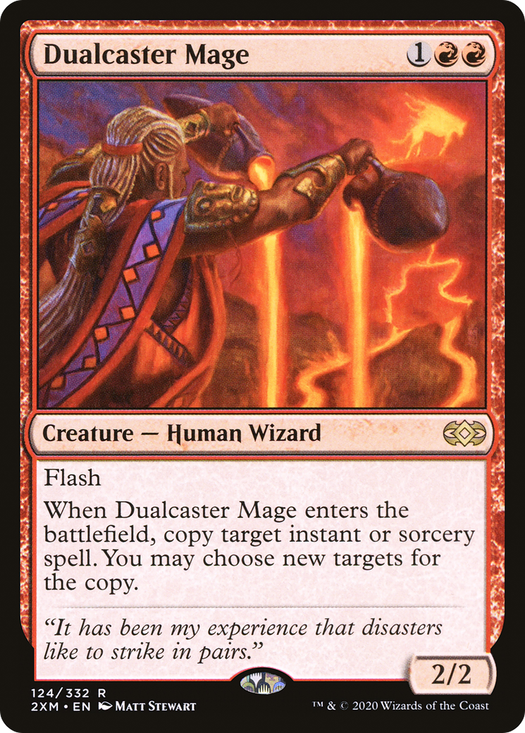 Dualcaster Mage - Double Masters - 124