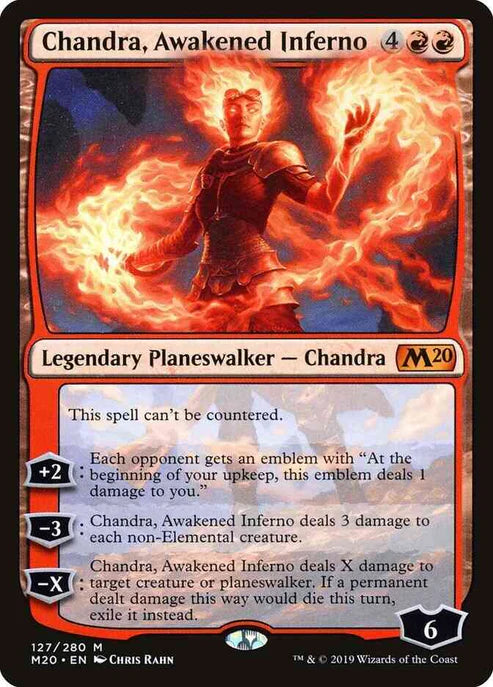 Chandra, Awakened Inferno - Magic Core Set 20 - 127