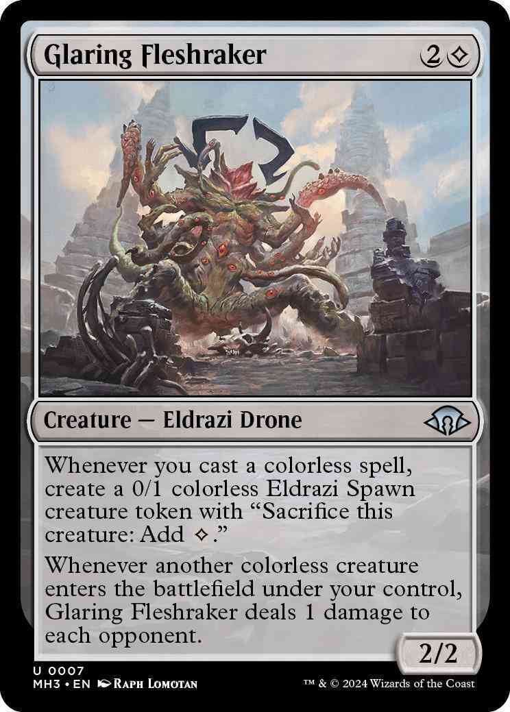Glaring Fleshraker - Modern Horizons 3 - 7 (Foil)