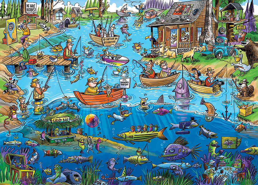 DoodleTown: Gone Fishing 1000pcs