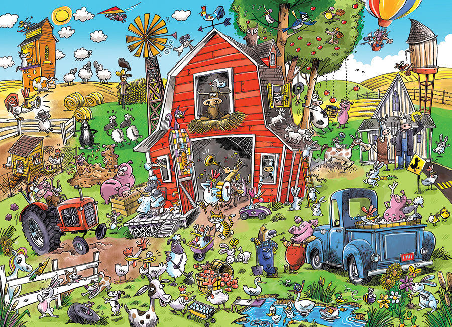 DoodleTown: Farmyard Folly 1000pcs