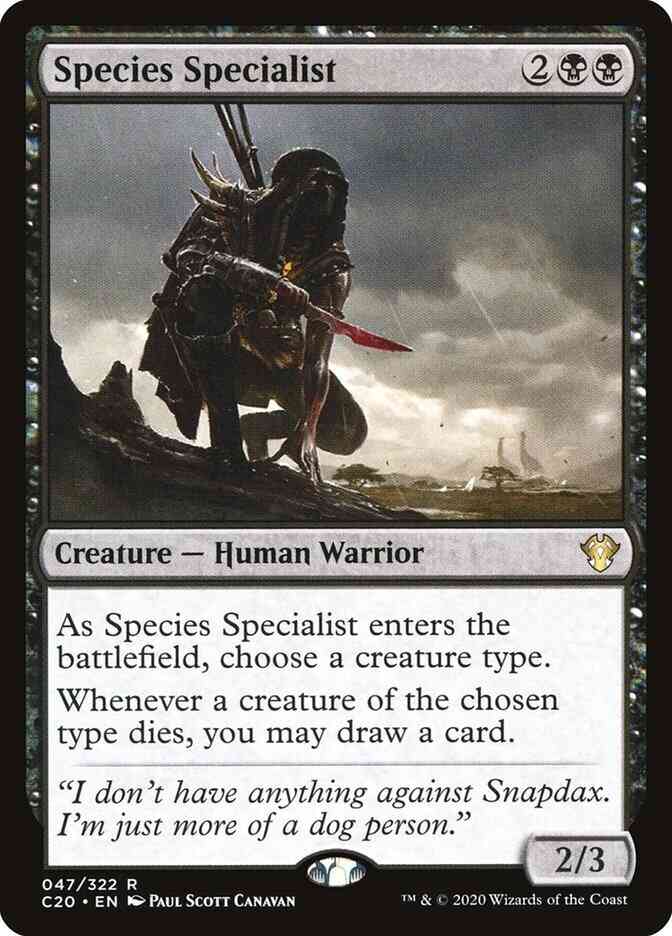 Species Specialist - Commander 2020 - 47