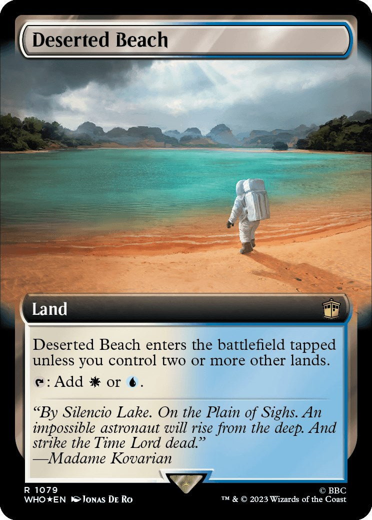 Deserted Beach (Extended Art) (Surge Foil)