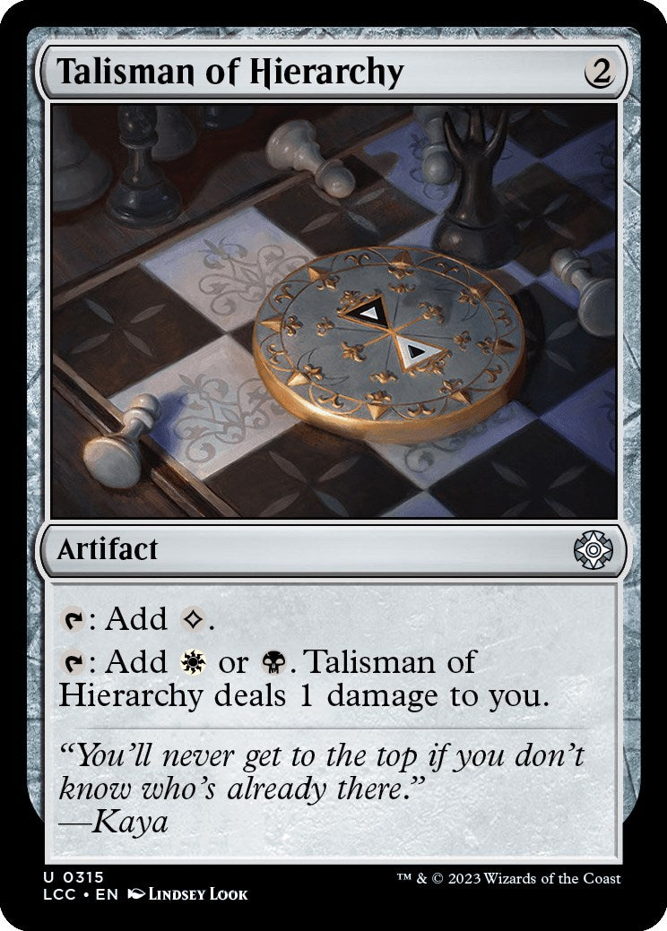 Talisman of Hierarchy