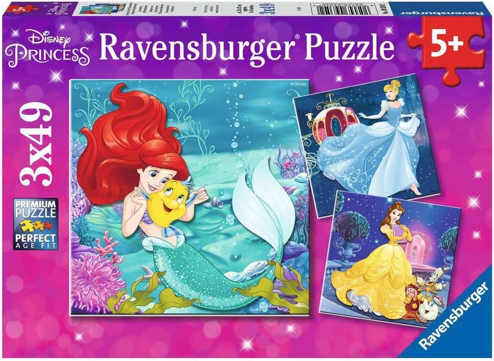 Princesses Adventure 3 x 49 pc
 Puzzle