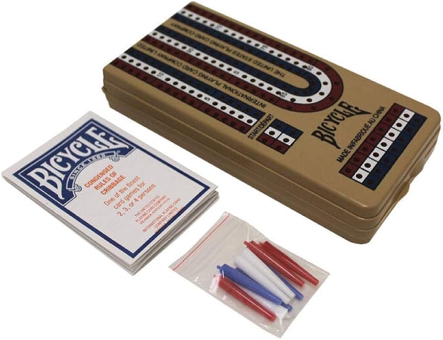 Bicycle - 3 Lane Folding Cribbage Board (Plastic)