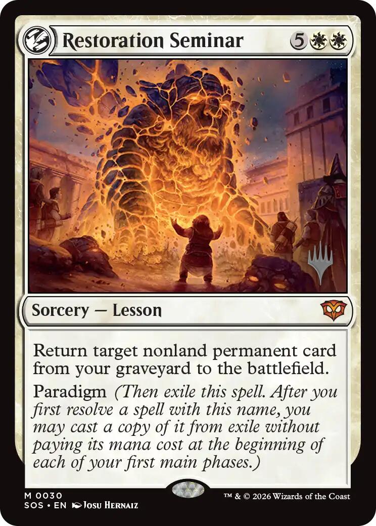 Restoration Seminar