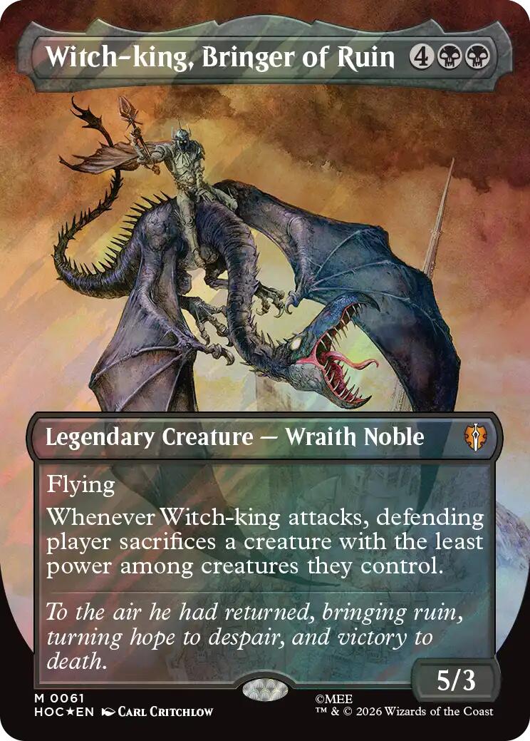 Witch-king, Bringer of Ruin (Borderless) (Surge Foil)
