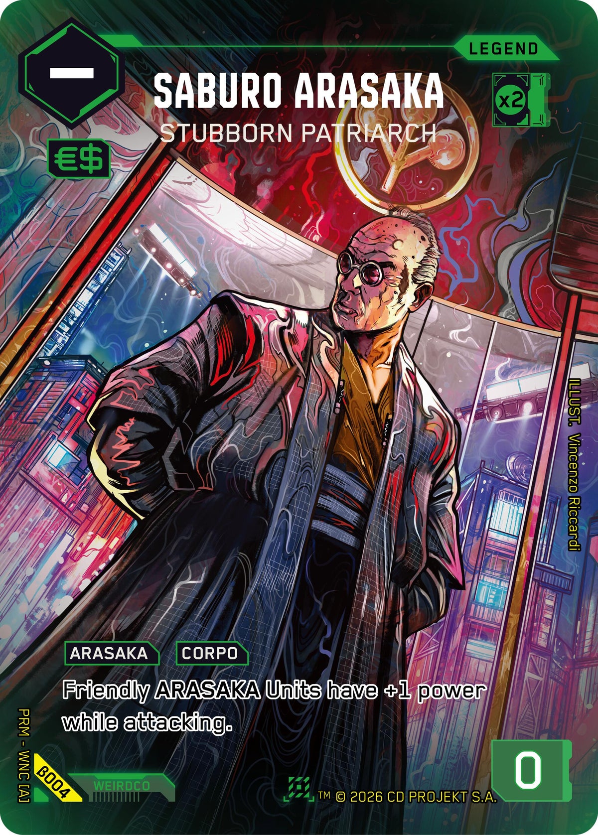 Saburo Arasaka - Stubborn Patriarch