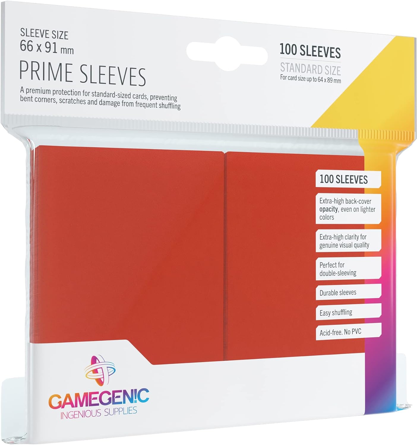 Prime Sleeves Red