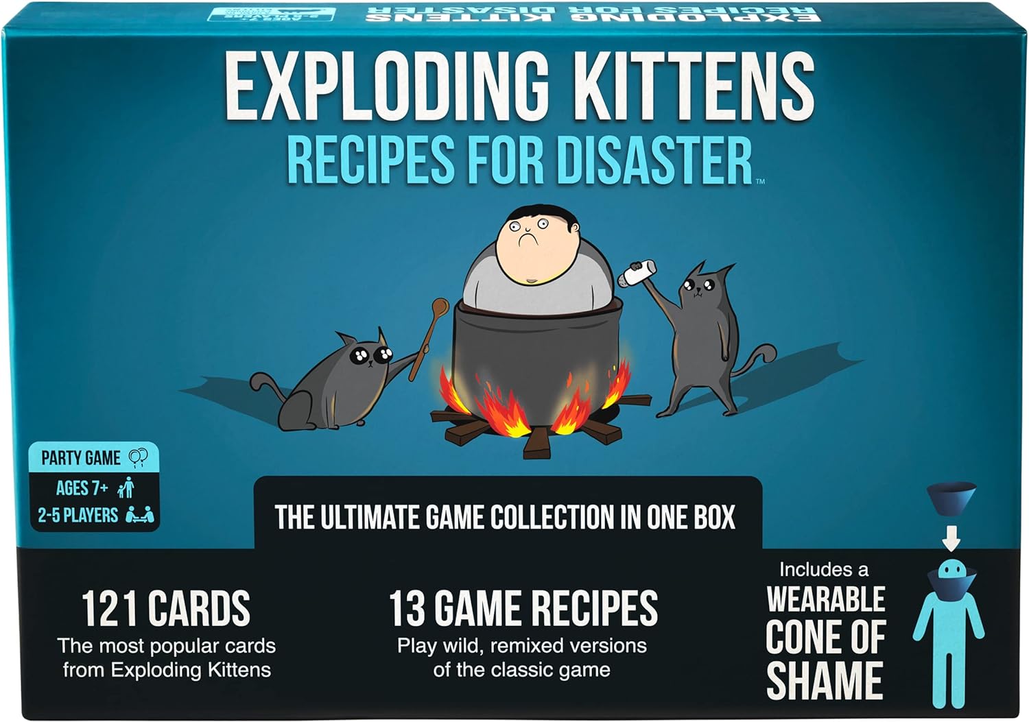 Exploding Kittens - Recipes for Disaster Exploding Kittens Deluxe Game