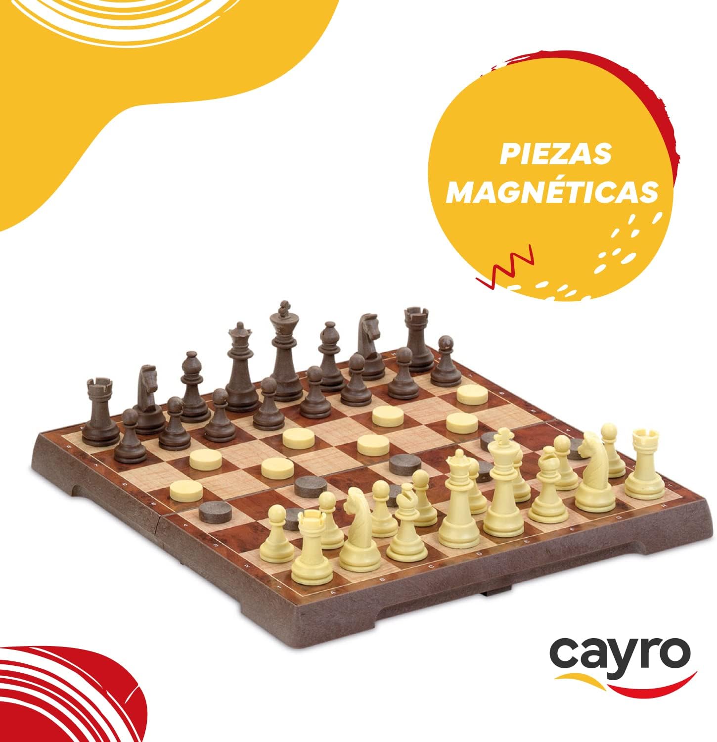 Magnetic Chess & Draught Set