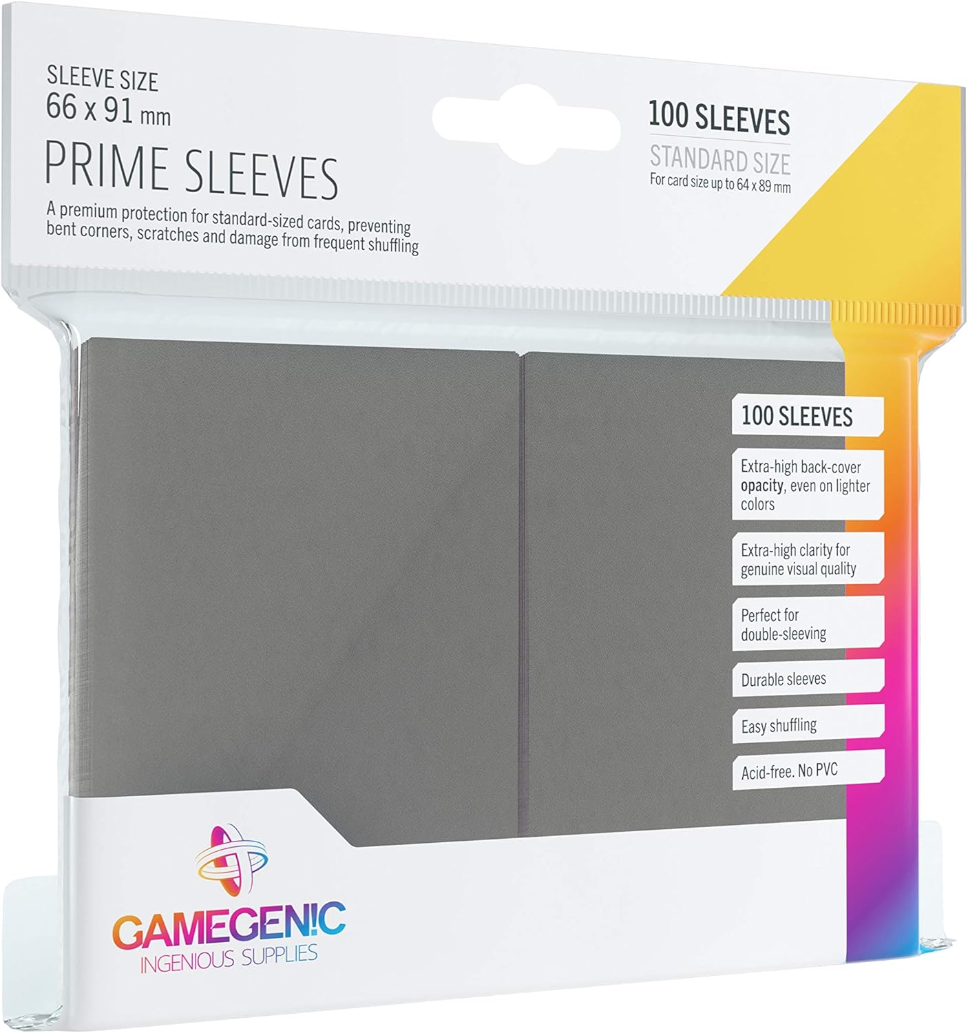 Prime Sleeves Grey Matte