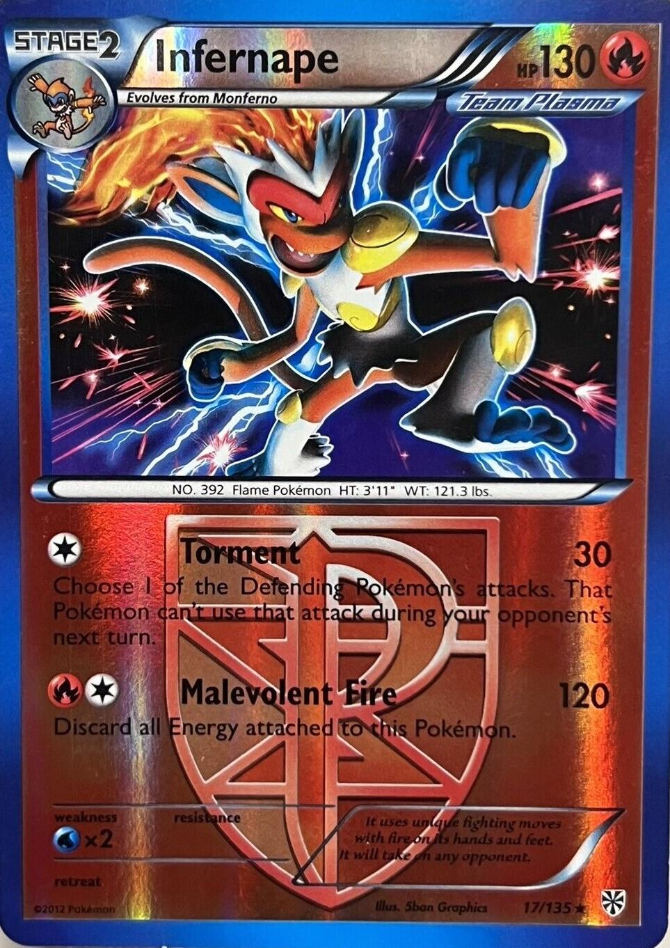 Infernape (Team Plasma)